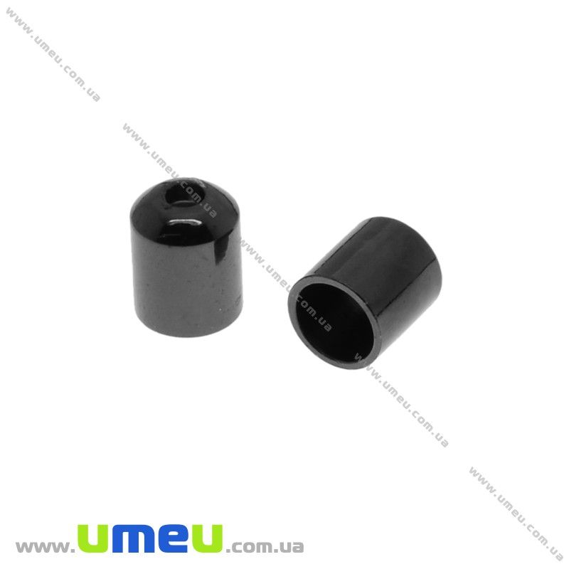 Ковпачок металевий, 5х4 мм, Чорний (OBN-031794)