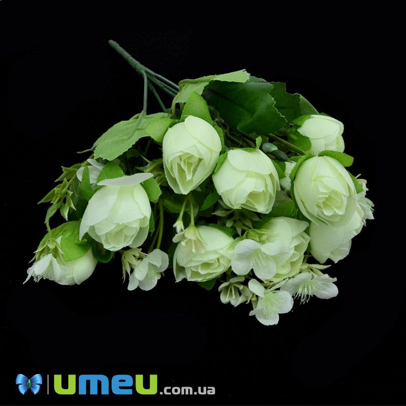 Букет півонії, 30 см, Молочний (DIF-045803)