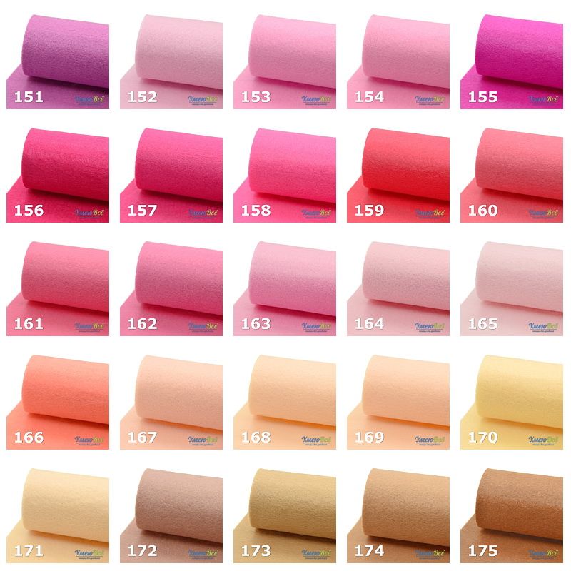 Фетр 1 мм, 30х30 см, 102 Бордовый (FLT-011214)