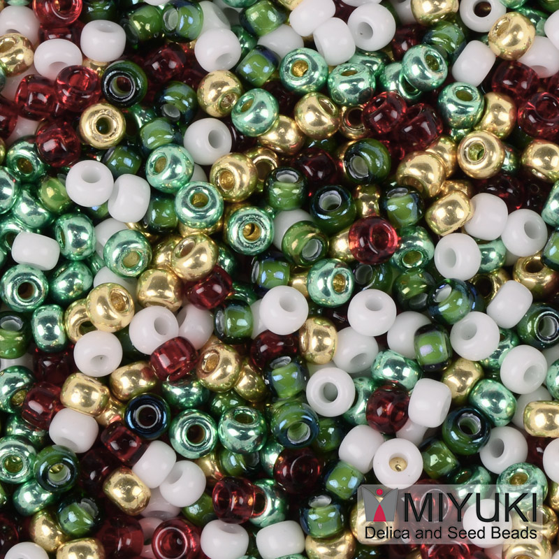 Бисер японский Miyuki круглый RR 8/0 №mix110, Разноцветный (BIS-055975)