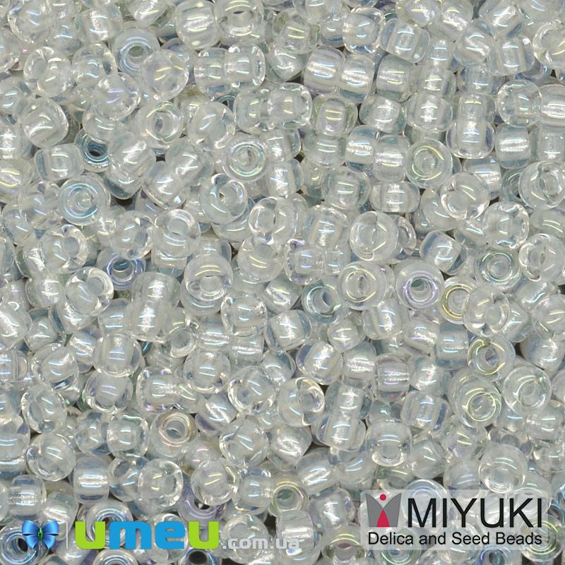 Бісер японський Miyuki круглий RR 11/0 №3637, Прозорий (BIS-045696)