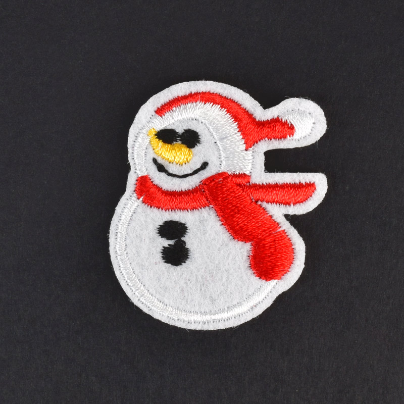 Термоаплікація, Сніговик, 4х4 см (APL-060159)