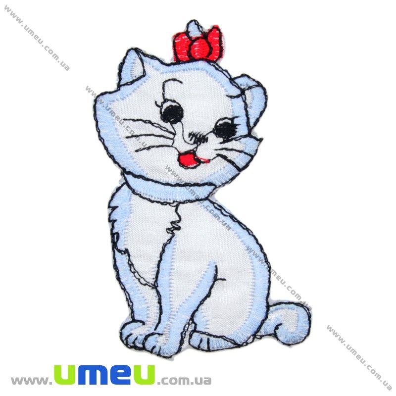 Термоаплікація дитяча Кішка, 7,5х4,5 см (APL-016354)