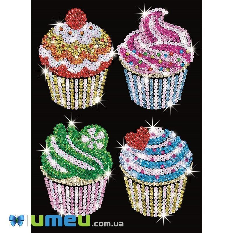 Набір для творчості Sequin Art BLUE Кекси (DIF-043473)