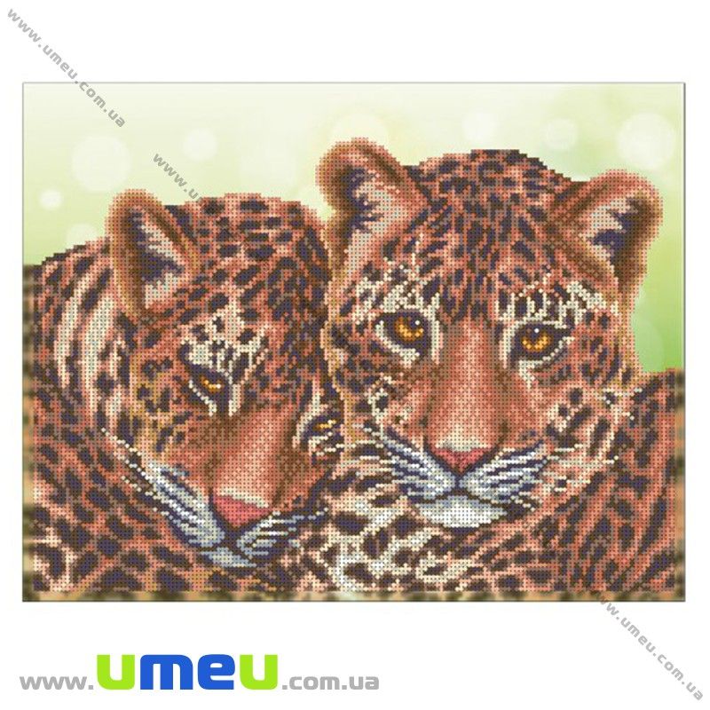 Схема для виш. бісером VDV, Леопарди Т-999, 32х25 см (SXM-029367)