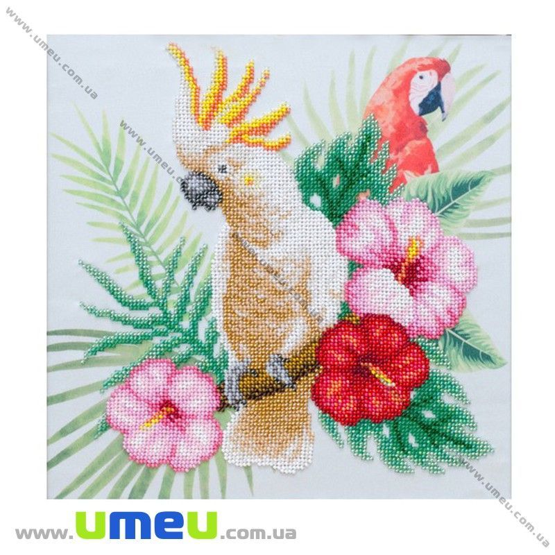 Схема для виш. бісером VDV, Какаду Т-1044, 25х25 см (SXM-032160)