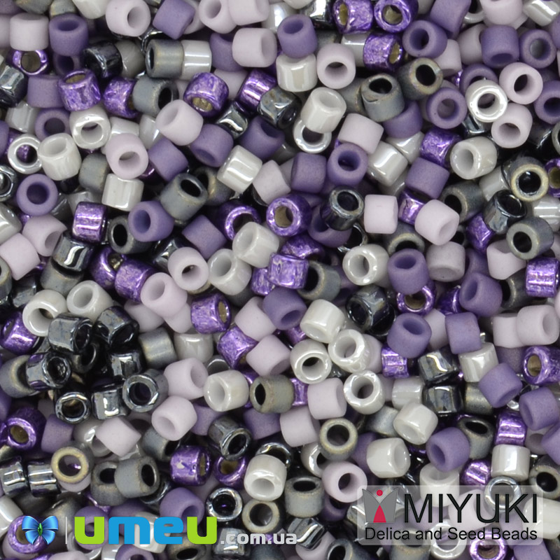 Бісер японський Miyuki Delica 11/0 DBmix64, Різнокольоровий (BIS-045239)
