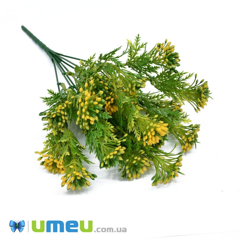 Гілка з ягідками, 32 см, Жовта (DIF-045764)