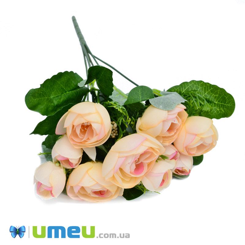 Букет півонії, 30 см, Персиковий (DIF-045776)