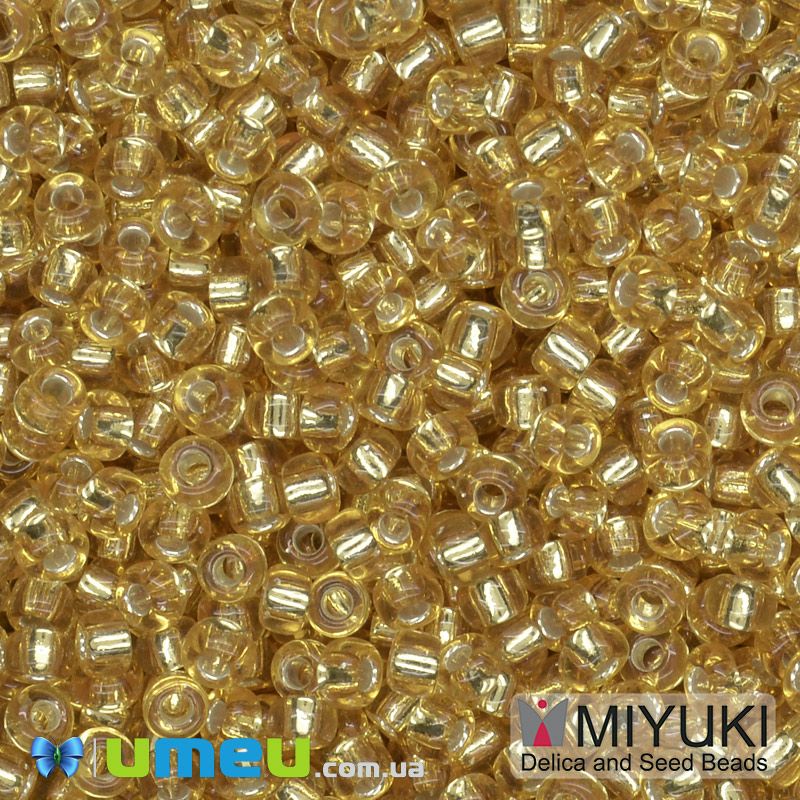 Бисер японский Miyuki круглый RR 11/0 №3, Золотистый (BIS-045577)