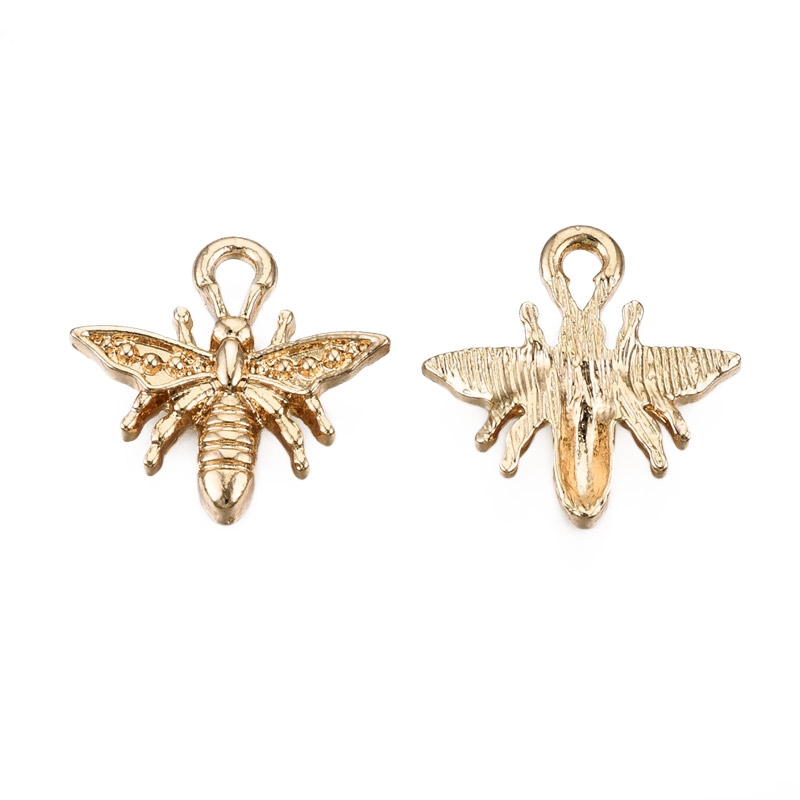 Підвіска метал. Бджілка, 16,5 х16,5 мм, Золото (POD-053900)