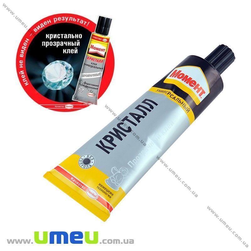 Клей універсальний Момент Кристал, 125 мл (INS-021815)