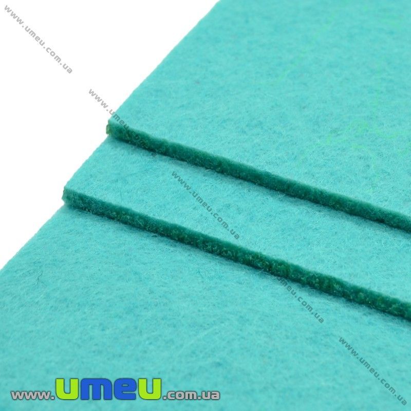 Фетр 3 мм, 20х30 см, 323 Бірюзовий (FLT-019340)