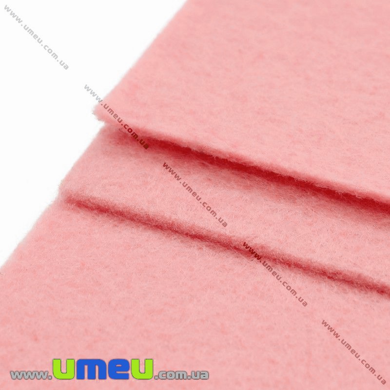 Фетр 2 мм, 30х30 см, 258 Рожевий світлий (FLT-034163)