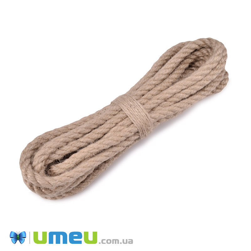 Джутовый канат, 10 мм (LEN-050718)