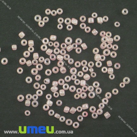 Бісер китайський дрібний, 12/0, Рожевий світлий, 2,0 мм (BIS-000483)
