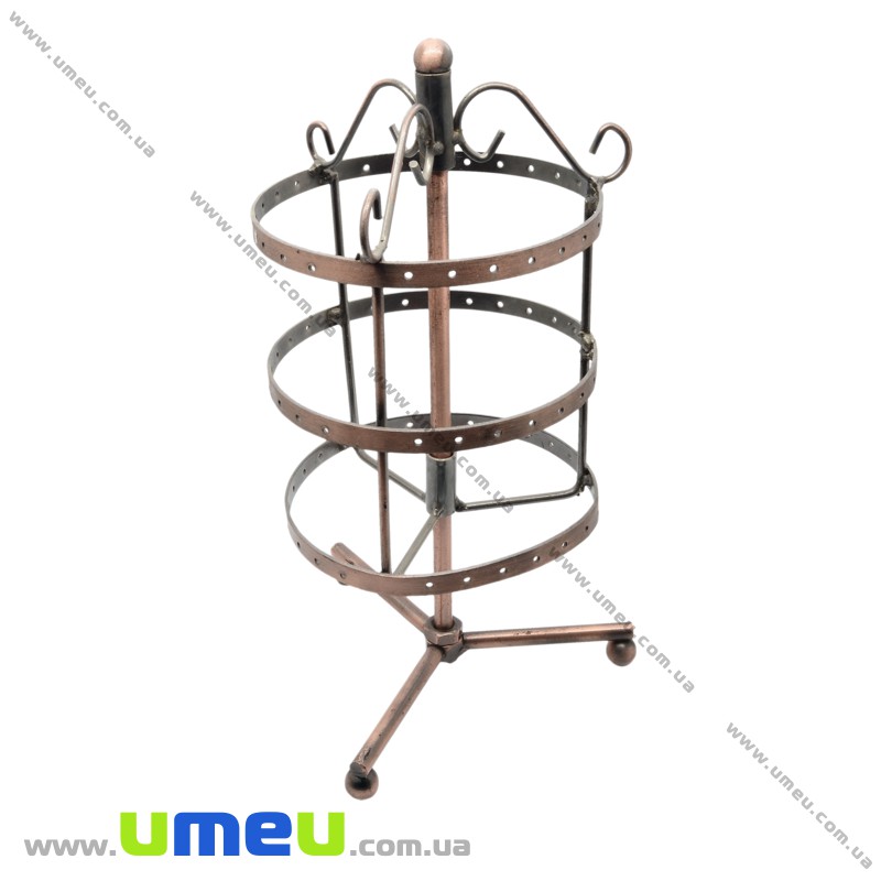 Демонстраційна металева підставка під сережки, 24х12 см (UPK-004007)