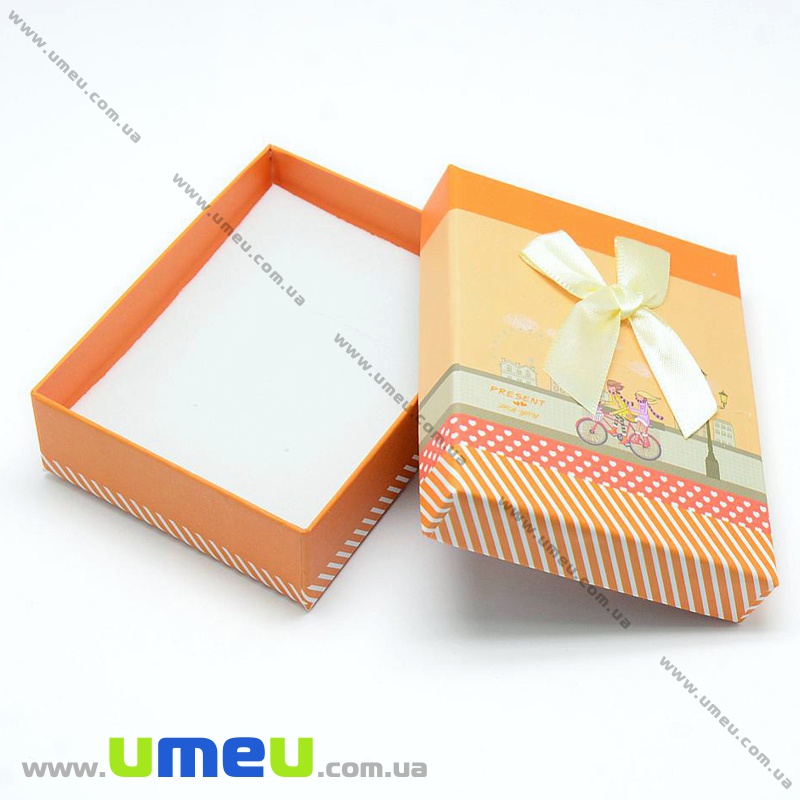 Подарочная коробочка Прямоугольная, 8х5х2,6 см, Синяя (UPK-035283)