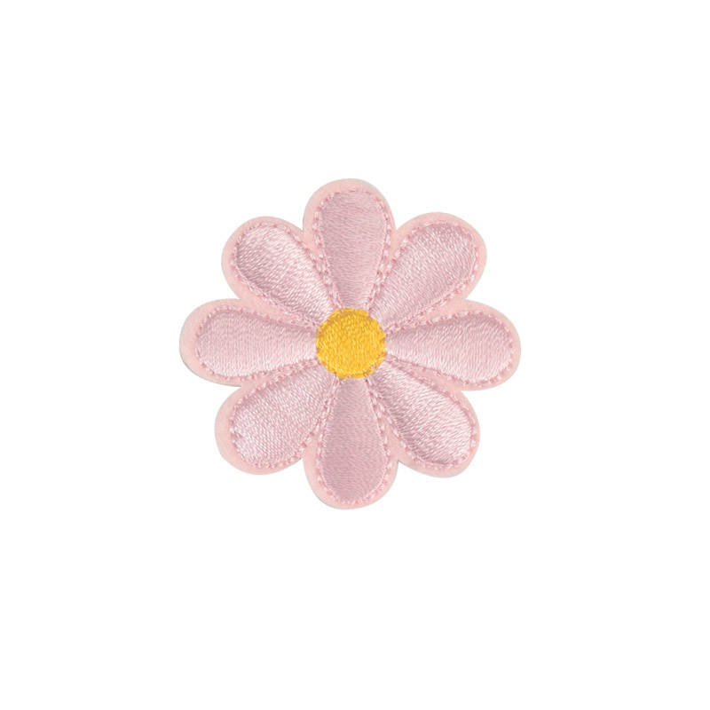 Термоаппликация Ромашка, 4 см, Розовая (APL-060010)