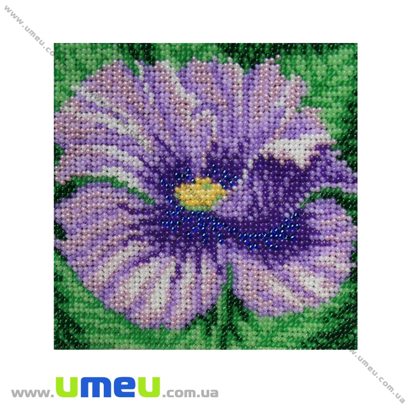 Набір для вишивання бісером VDV, Синій мак ТН-348, 12х12 см (SXM-034725)
