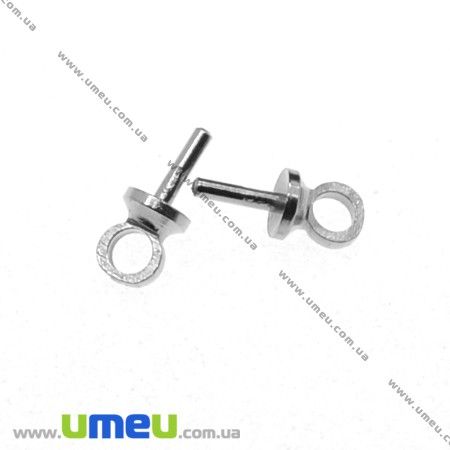 Штифт під клей, 7 мм, Темне срібло (OSN-008069)