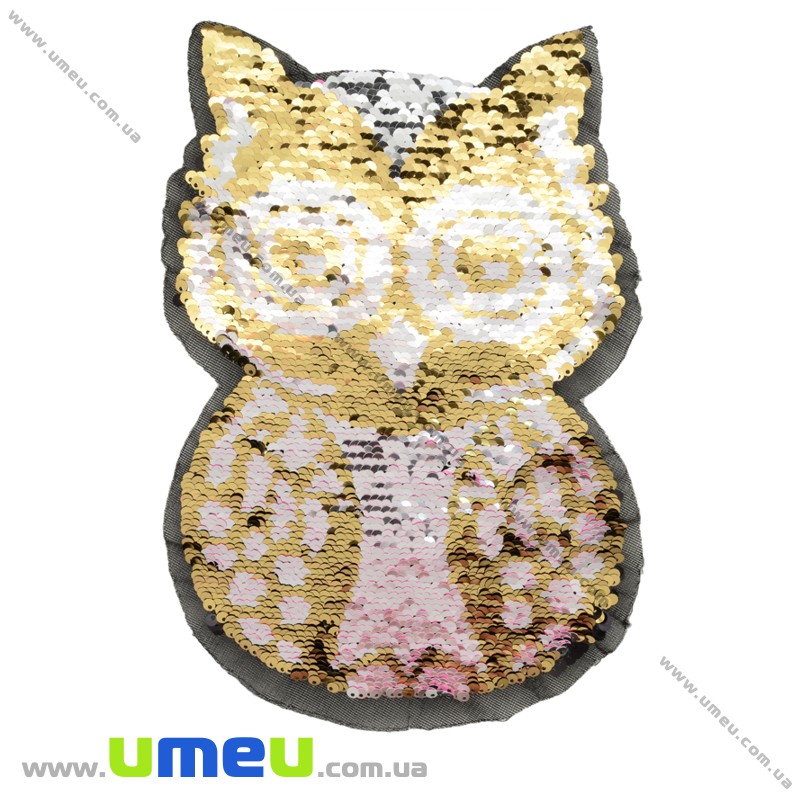 Аплікація пришивна двостороння Сова, 25х16 см (APL-025813)