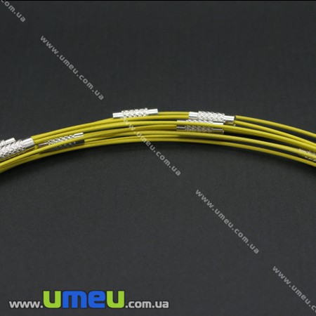 Основа для кольє Чокер, Жовта, 44 см (OSN-003480)