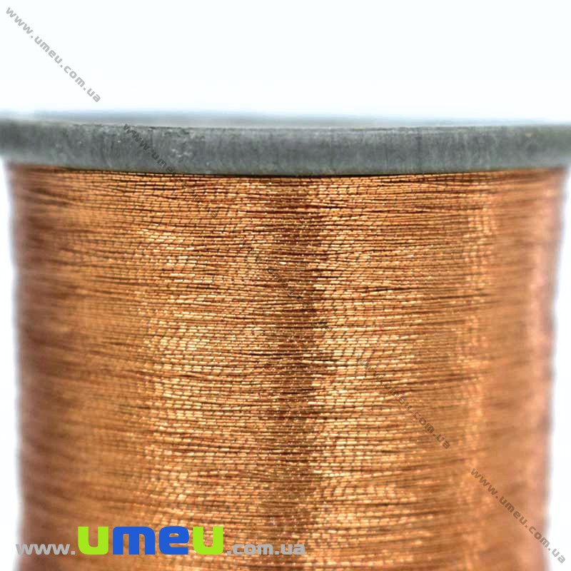 Нитки металізовані 0,1 мм, Помаранчева (KNT-028176)