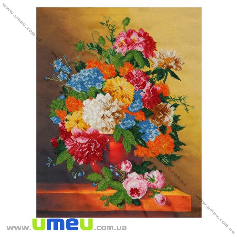Схема для виш. бісером VDV, Осінні квіти Т-573, 50х40 см (SXM-029290)
