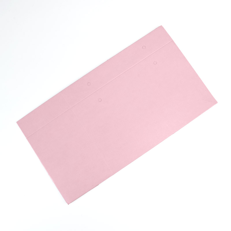 Сборная картонная коробка Прямоугольная, 22х13х11 см, Розовая (UPK-060266)