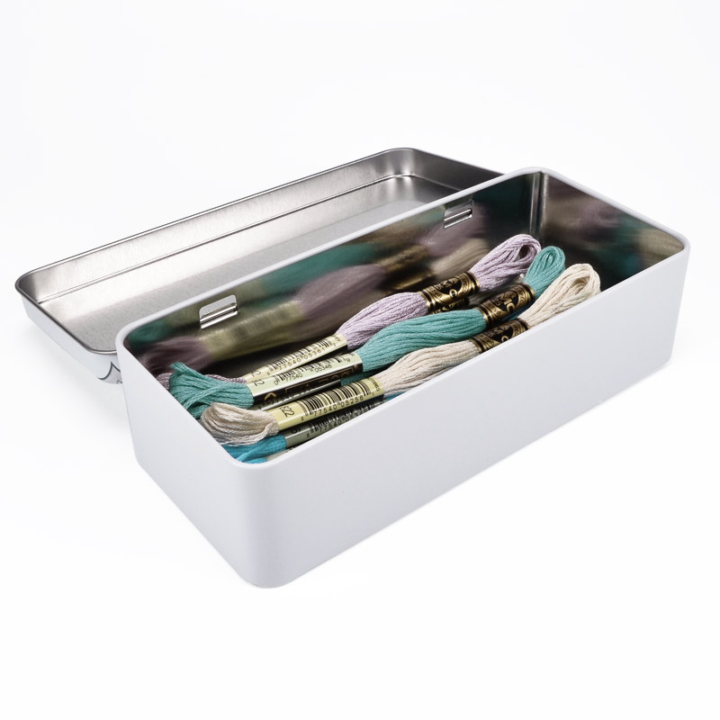 Органайзер металевий для муліне DMC, 18х8х4,5 см, Сірий (INS-053135)