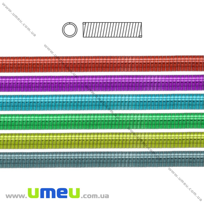 Канитель гладкая 1 мм, Лимонная (KNT-027957)