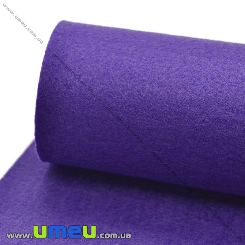 Фетр 1 мм, 10х15 см, 143 Фиолетовый темный, 1 шт (FLT-011335)