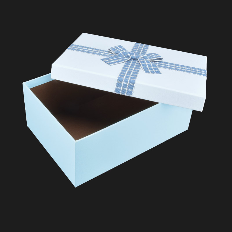 Подарункова коробка Прямокутна, 23х16х9,5 см, Блакитна (UPK-060650)