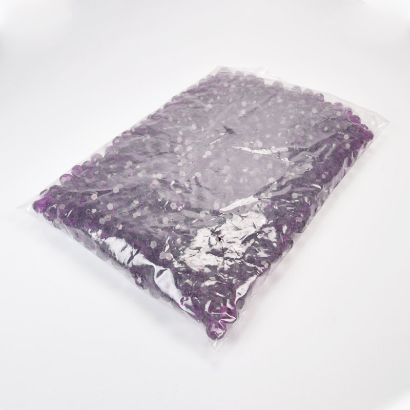 Намистини для сумок ОПТ, Акрилові, Круглі грановані, 10 мм, Фіолетові (BUS-059897)