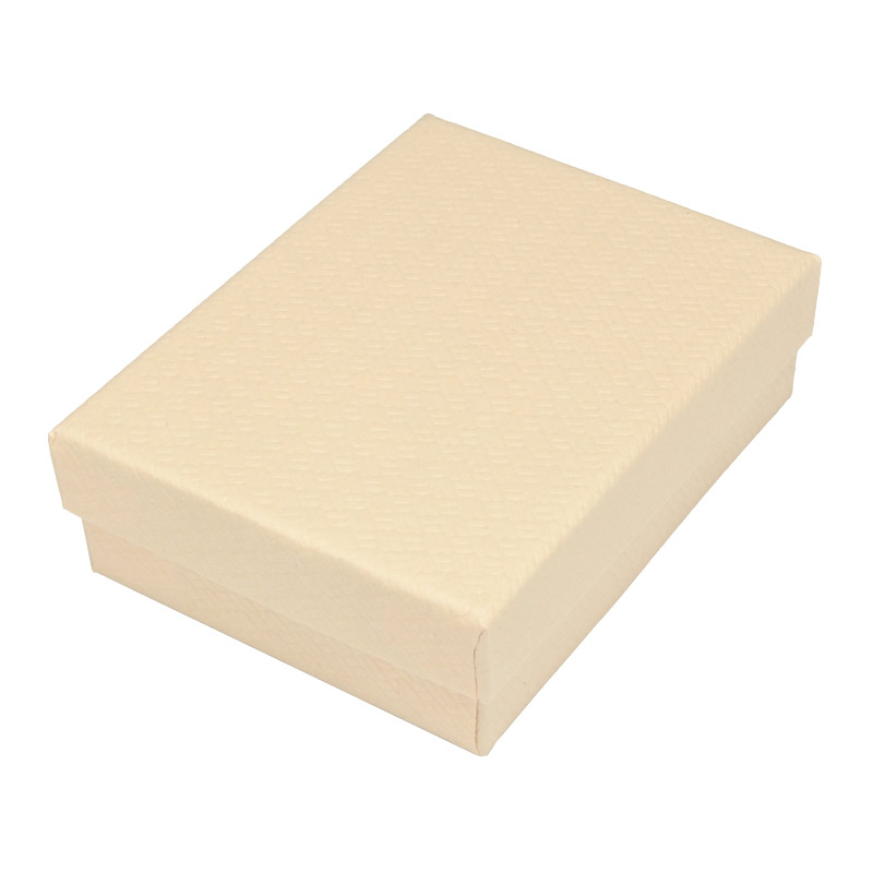 Подарункова коробочка Прямокутна, 9х7х3 см, Бежева (UPK-053858)