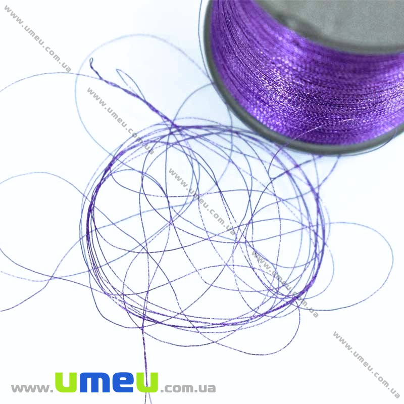 Нитки металізовані 0,1 мм, Фіолетова (KNT-028181)