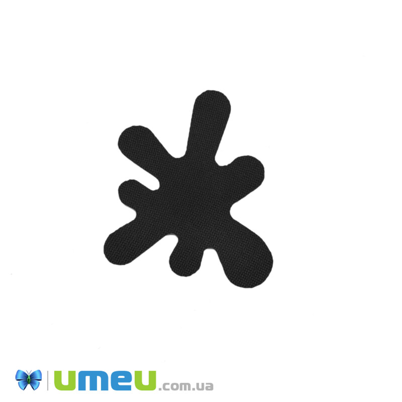 Термоаплікація Клякса, 5,5х5,5 см, Коричнева темна (APL-042535)