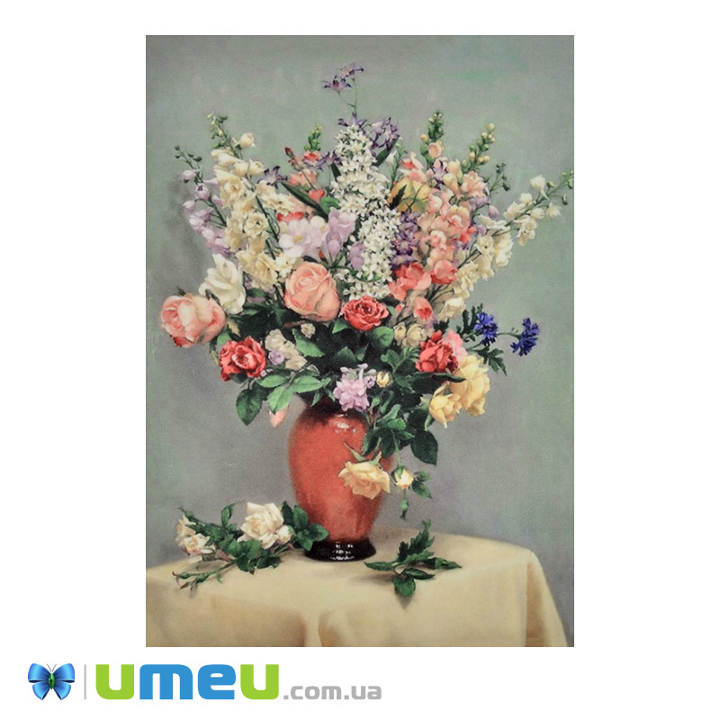 Принт для вишивання стрічками, 28х20 см (UPK-050907)