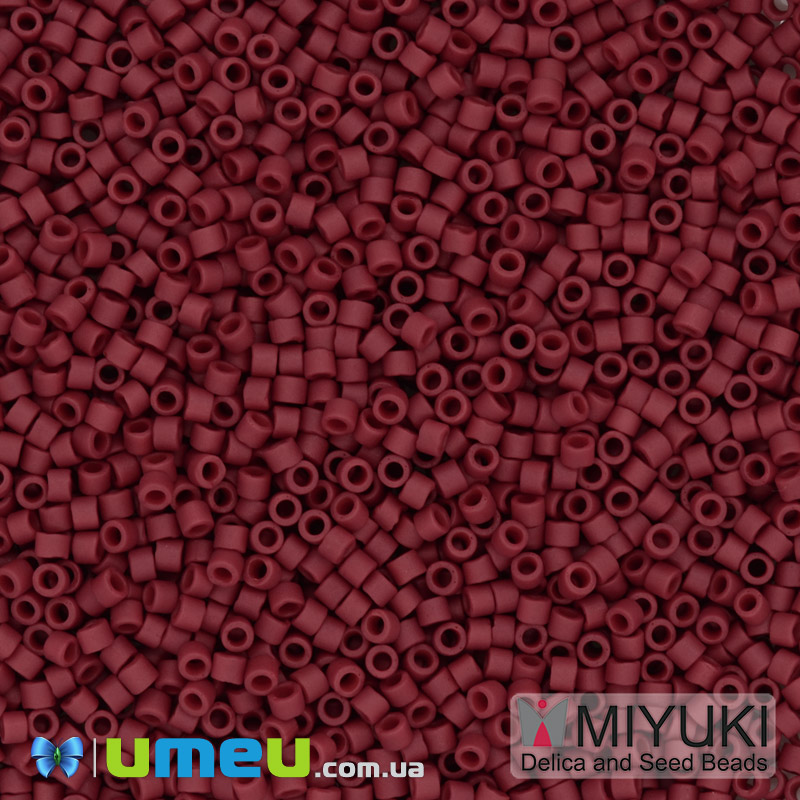Бісер японський Miyuki Delica 11/0 DB796, Бордовий (BIS-047492)