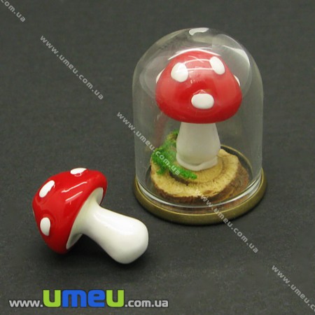 Стеклянная колбочка Купол, 18х25 мм (DIF-006732)