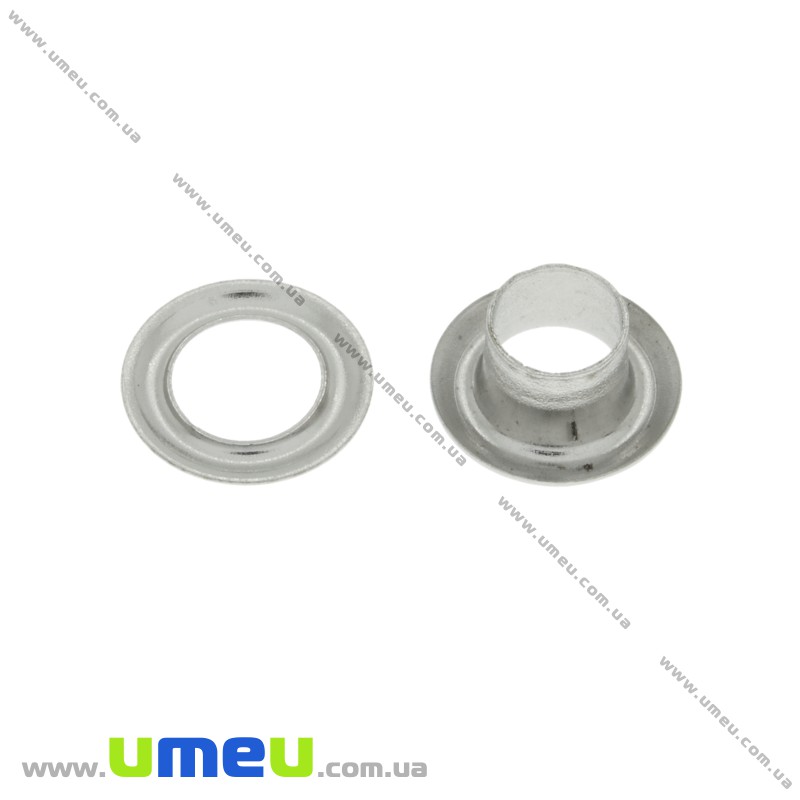 Люверсы металлические, 10 мм, Темное серебро (SEW-024069)