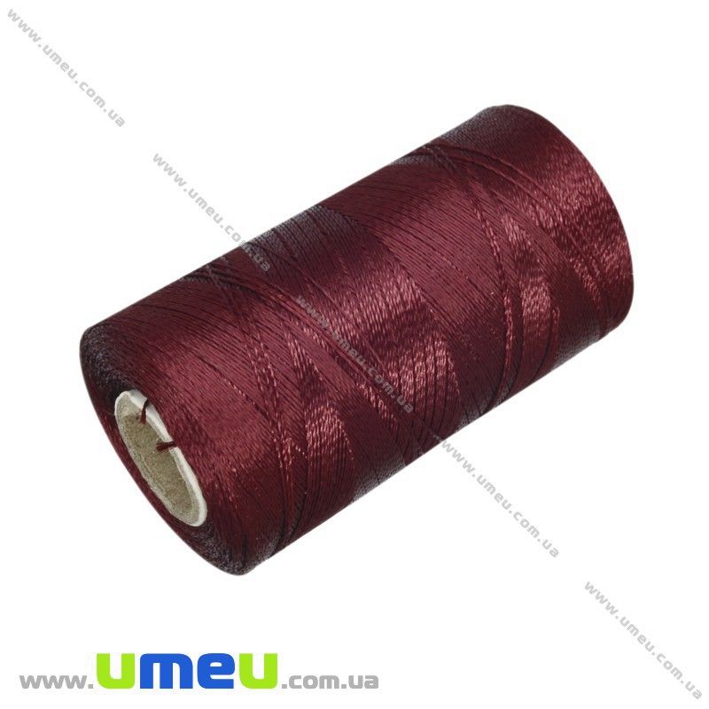 Нитки шовкові Doli, Бордово-коричневі 3872, 500 м (MUL-022701)