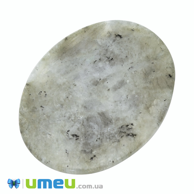 Кабошон нат. камень Лабрадорит, Овал, 40,2х30,2 мм (KAB-050574)