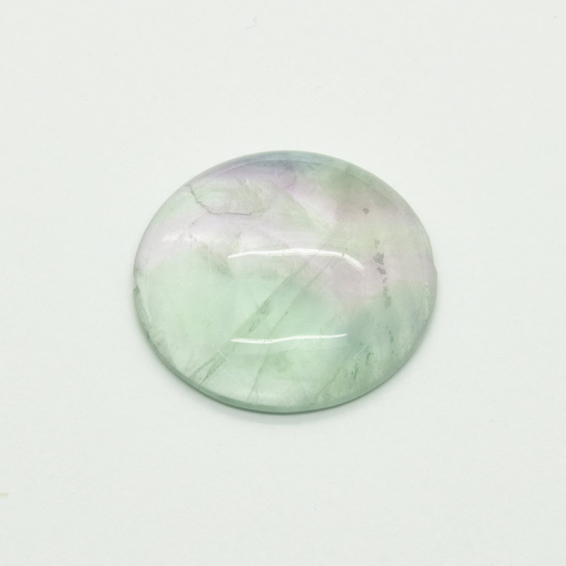 Кабошон нат. камінь Флюорит, Круглий, 25 мм (KAB-059241)