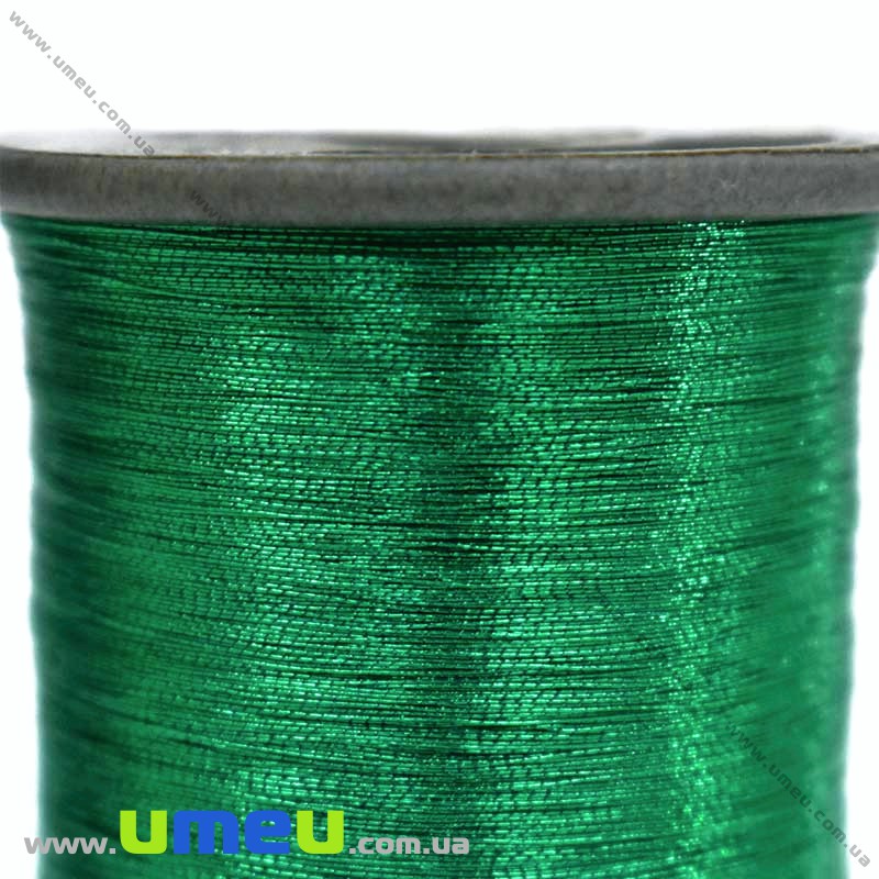 Нитки металізовані 0,1 мм, Зелена (KNT-028185)
