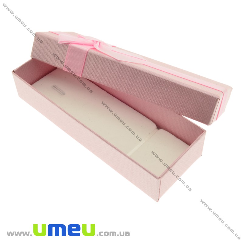 Подарочная коробочка Прямоугольная, 12х4,5х2,5 см, Розовая (UPK-023184)