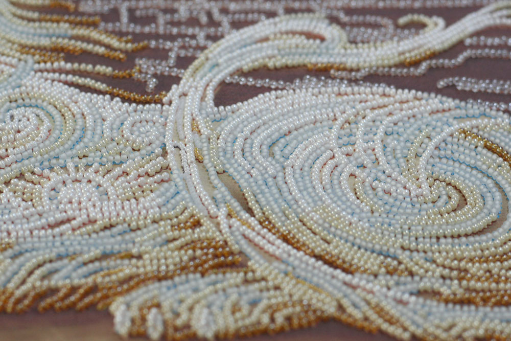 Набір для вишивання бісером на полотні Абрис Арт, Аслан, 43х31 см (SXM-024894)