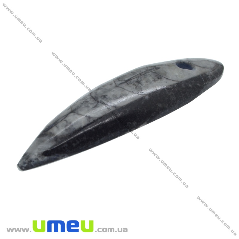 Подвеска из натурального камня, Ортоцерас, 67х20 мм (POD-009363)