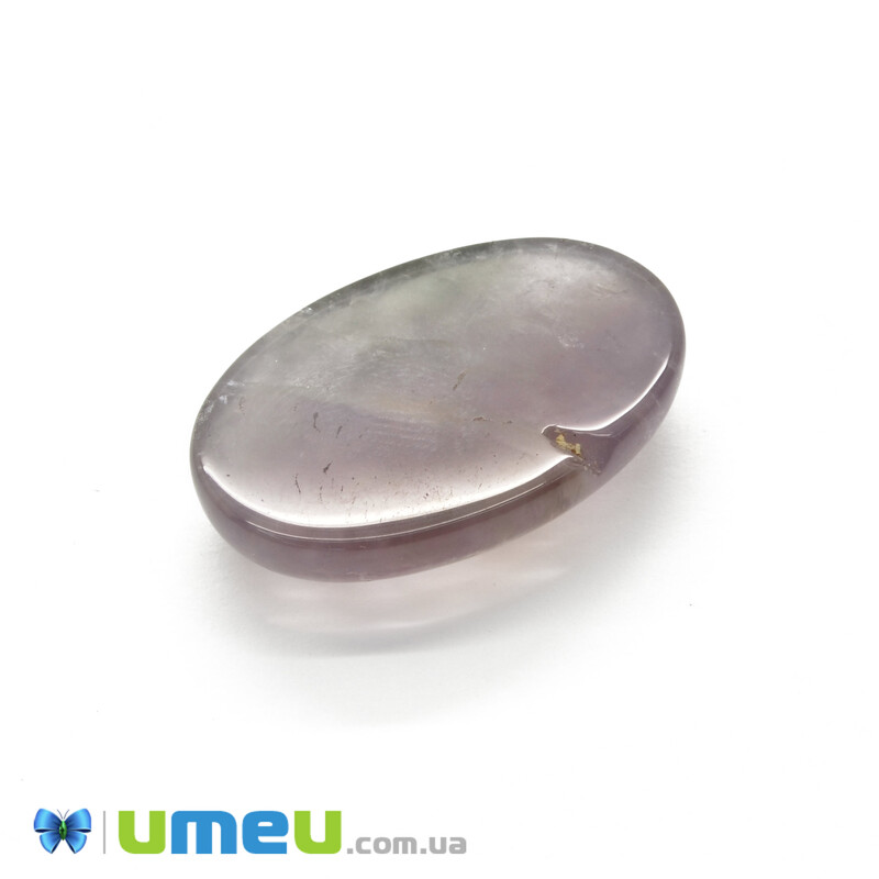Кабошон нат. камінь Аметист світлий УЦІНКА, Овал, 30х20 мм (KAB-038865)